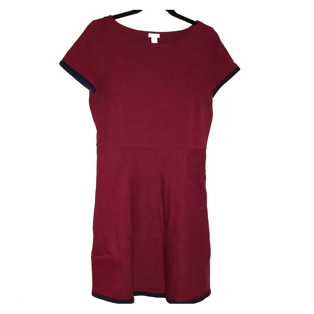 Maroon J Crew dress